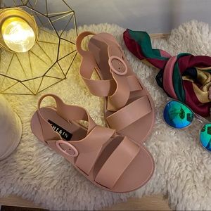 SHEIN blush nude sandals
